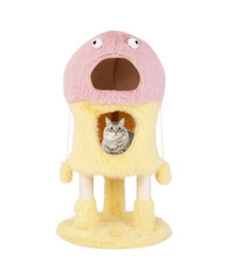 Cat Tower Monster-Themed with 2 Condos 3-Level Activity