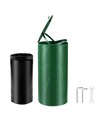 Dog Poop Trash Can 11.5 Gallon 50 Liner Bags Outdoor