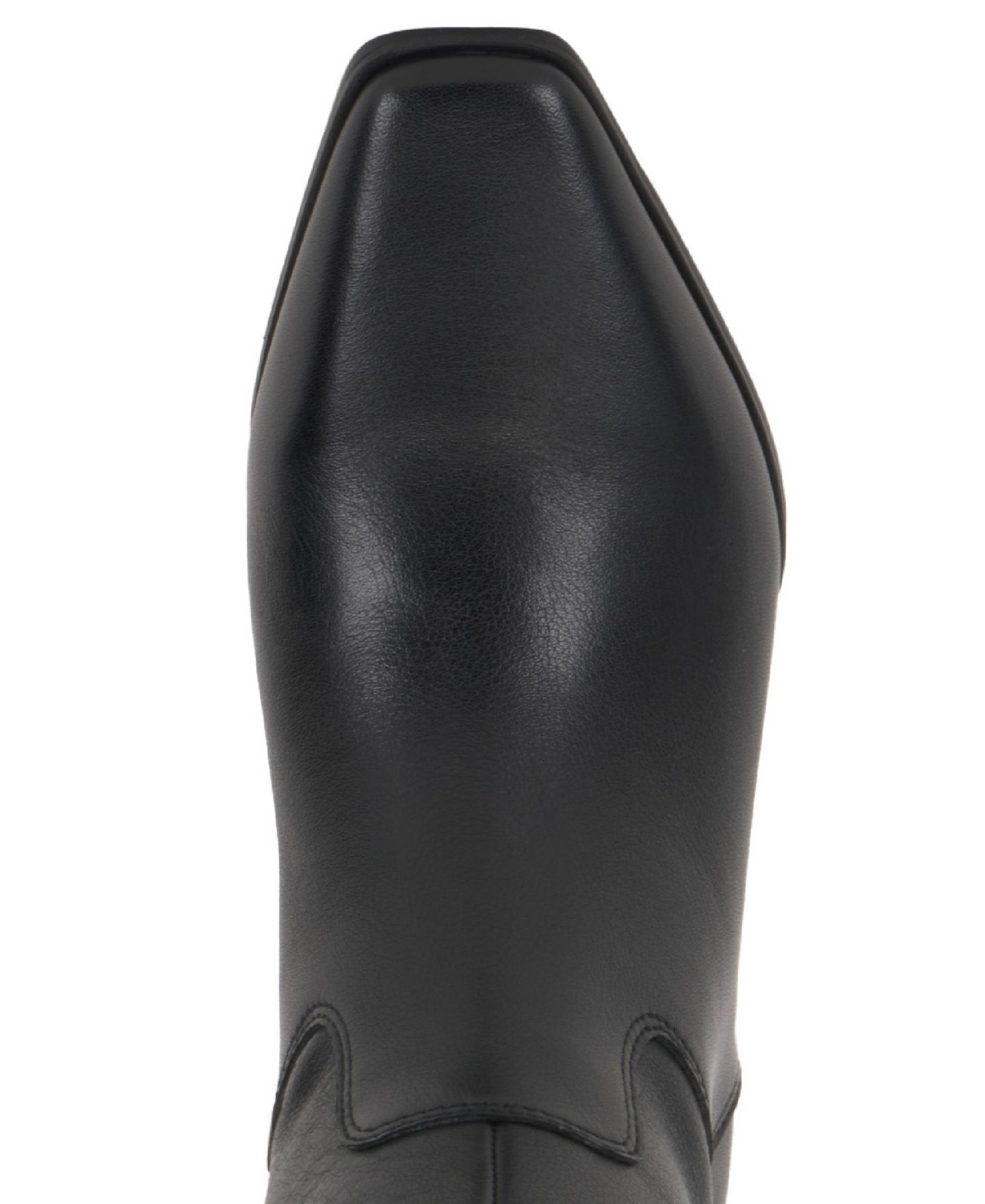 Женские ботинки Vince Camuto Pavla Knee-High Snip-Toe Boots, Regular, Wide Calf, цвет: Чёрный кожаный — фото 4