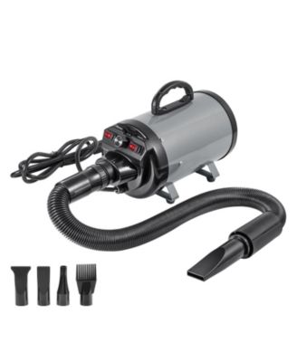 Cozito Dog Blow Dryer 2000W Pet Grooming 4 Nozzles 94 in Hose - Grey $90