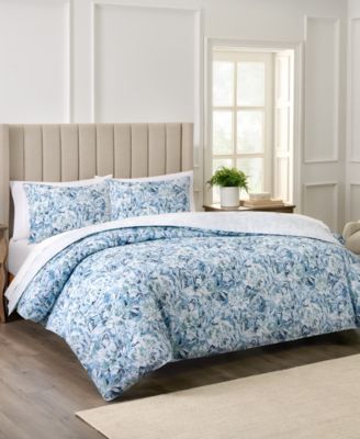 Hayden Microfiber Percale 3-Pc. Comforter Set, King