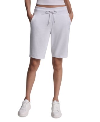 Women's Embroidered Logo Bermuda Shorts