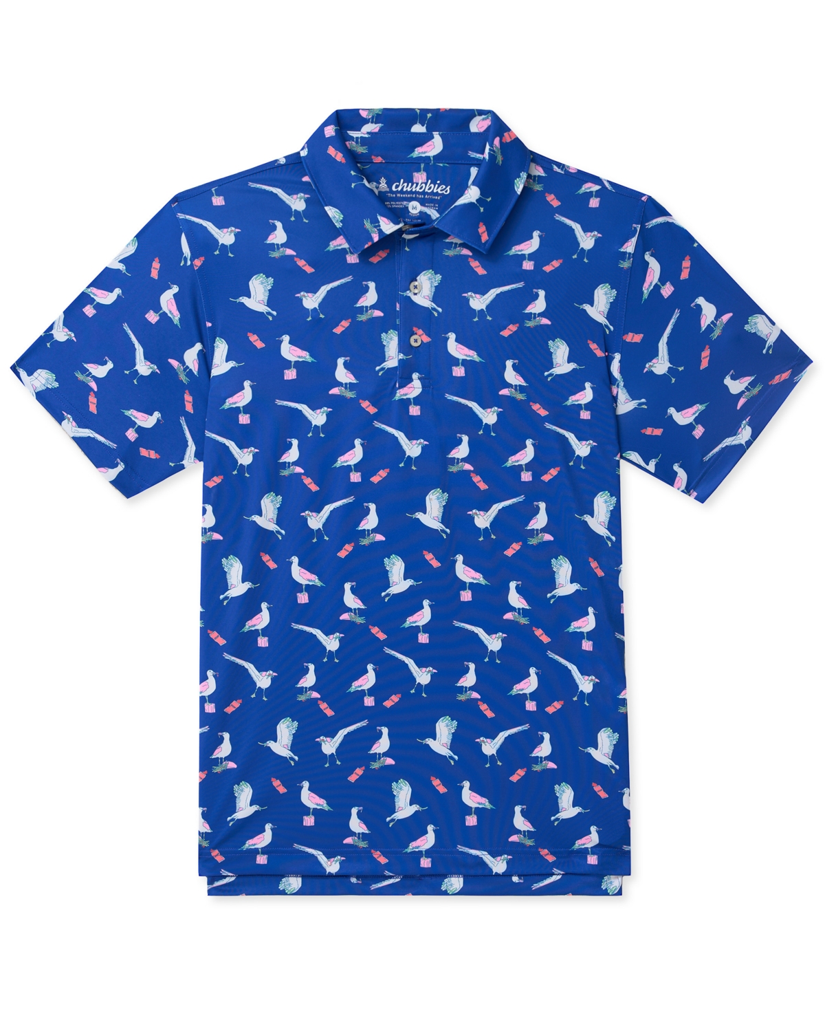 Chubbies Men's The Beaky Blinders Short-Sleeve Polo Shirt
