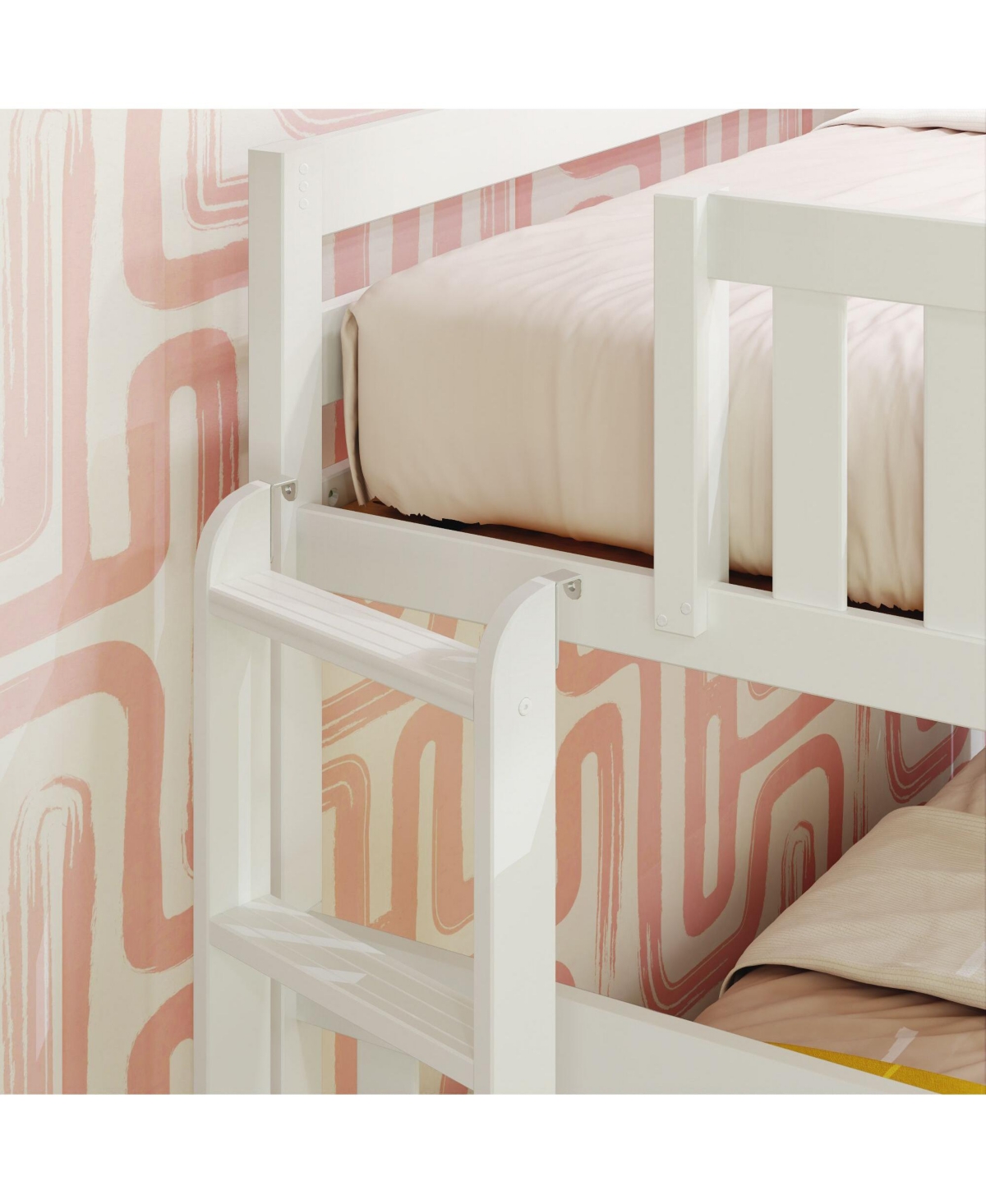 Max & Lily Bunk Bed with Ladder on End and Storage Drawers