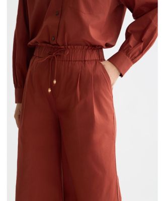Women's Scotch and Soda Cotton Voile Pull On Beach Pant
