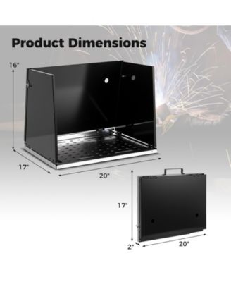 Folding Welding Table Accessories with Perforated Panel