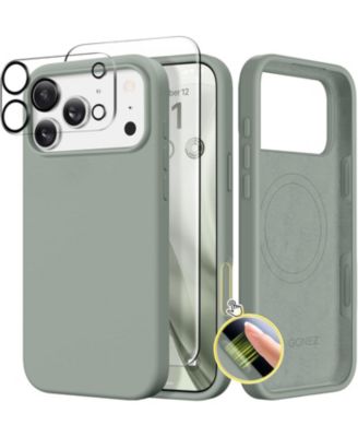 Magnetic for iPhone 17 Pro Max Case, Compatible with MagSafe, Liquid Silicone Anti-Scratch Shockproof Protective Phone Case