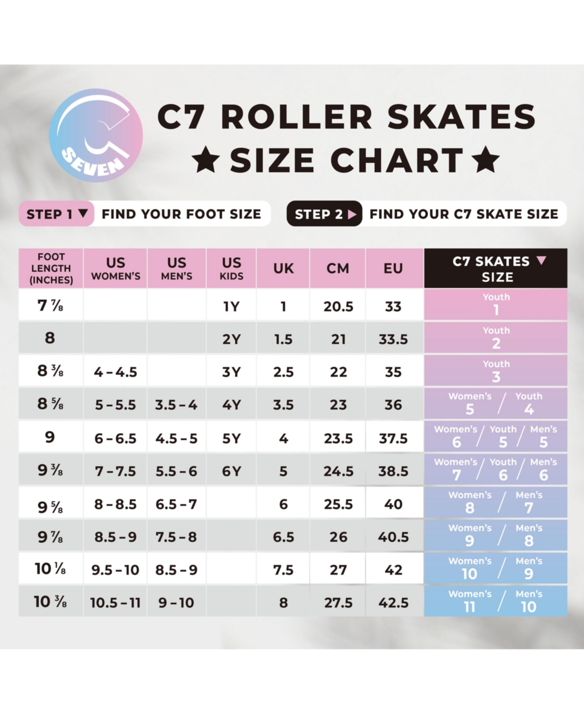 C7skates Forget Me Not Quad Roller Skates