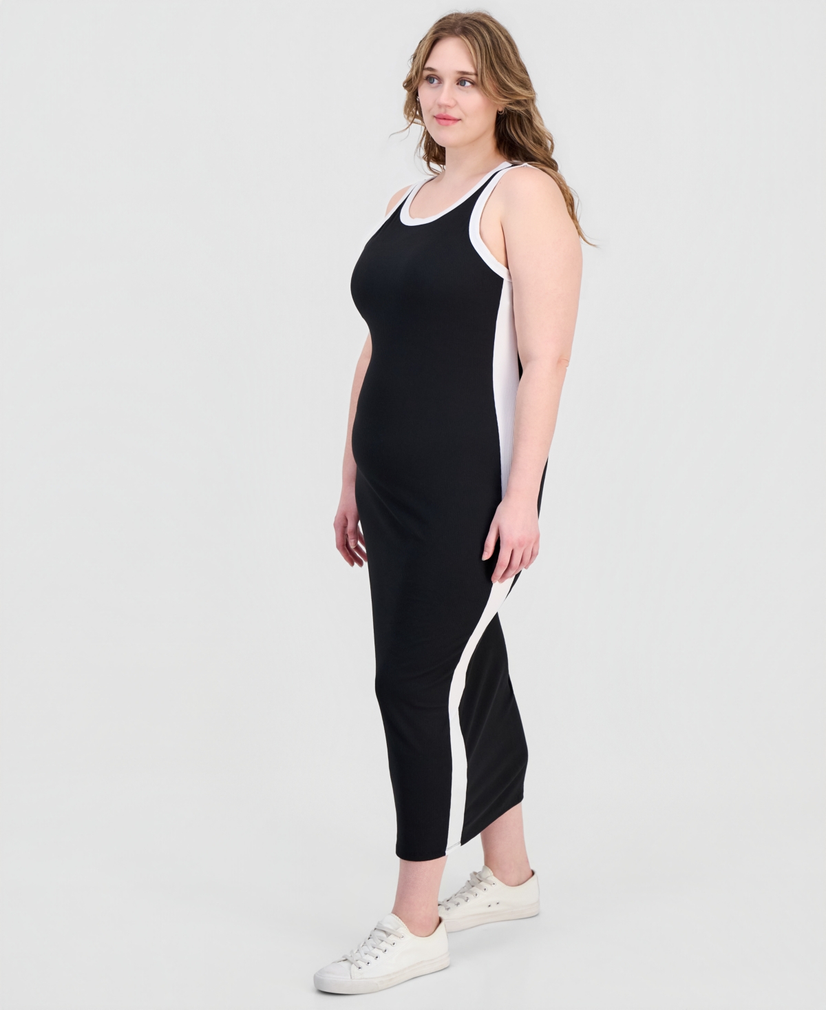 Derek Heart Trendy Plus Bodycon Maxi Dress