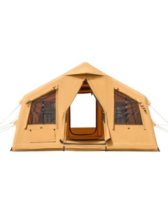 8 to 12 Person Inflatable Glamping Tent with Skylights