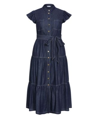 Women's Denim Maxi Dresses | Macy's