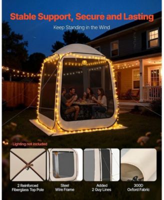 INOLAI Pop Up Screen House Tent with Carry Bag for Outdoor Activities