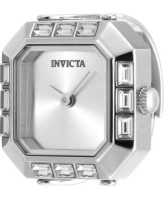 Women's 49580 Mini Quartz 2 Hand Dial Ring Watch