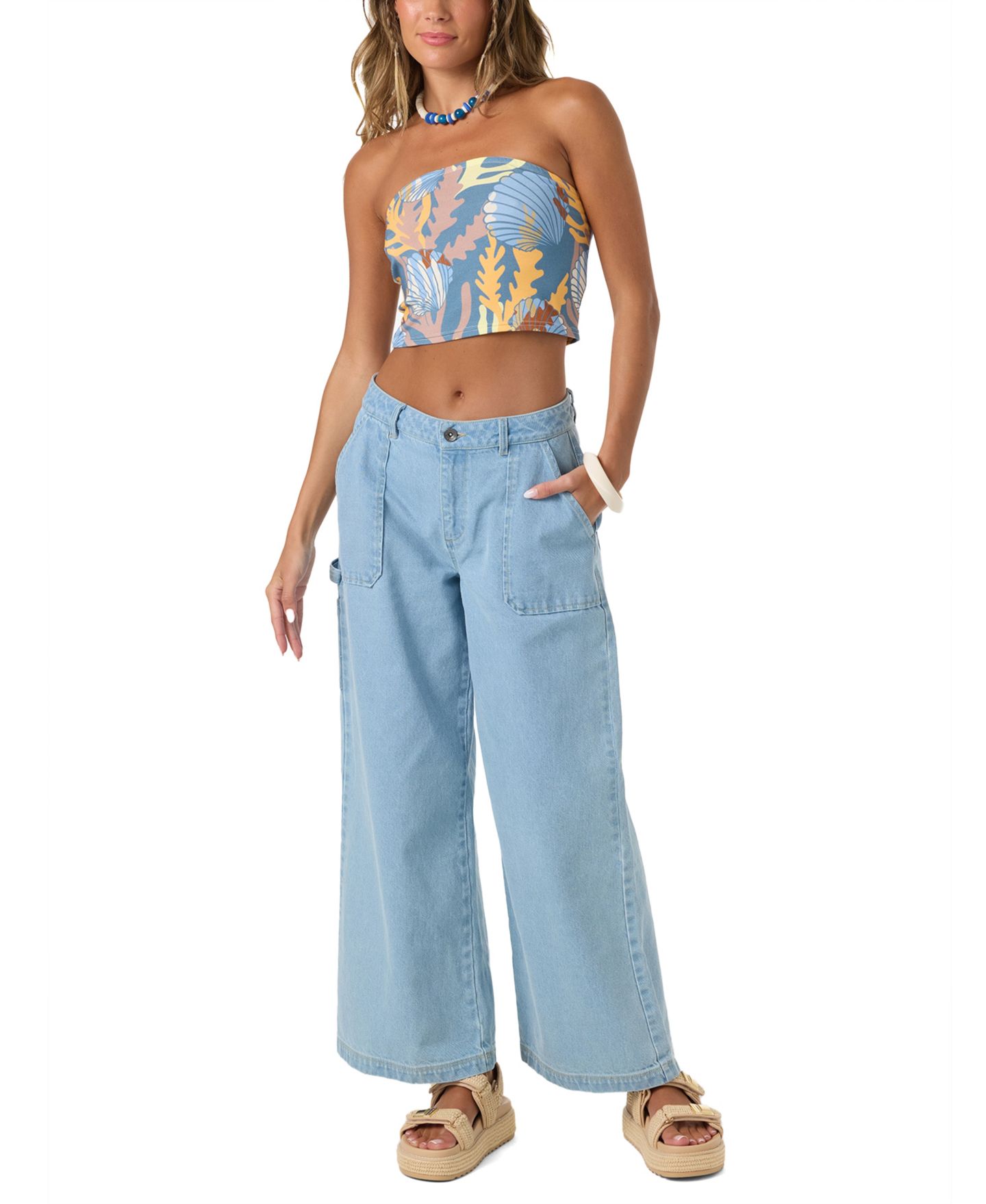 Женские брюки O'Neill Chandler Denim Pants, цвет: Индиго — фото 1