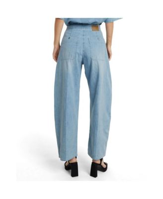 Women's Belted Cargo Loose Jeans