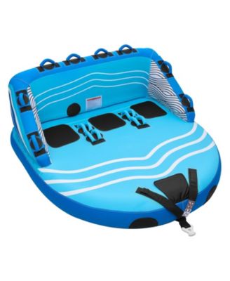 3-Rider Towable Tube for Boating 510 lbs Dual Tow Points
