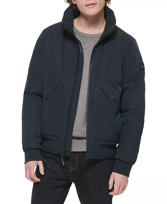 Men's Flex Performance Zip-Front Bomber Jacket - thumbnail 8
