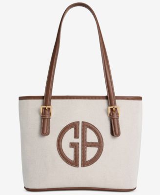 Linen Logo Tulip Tote