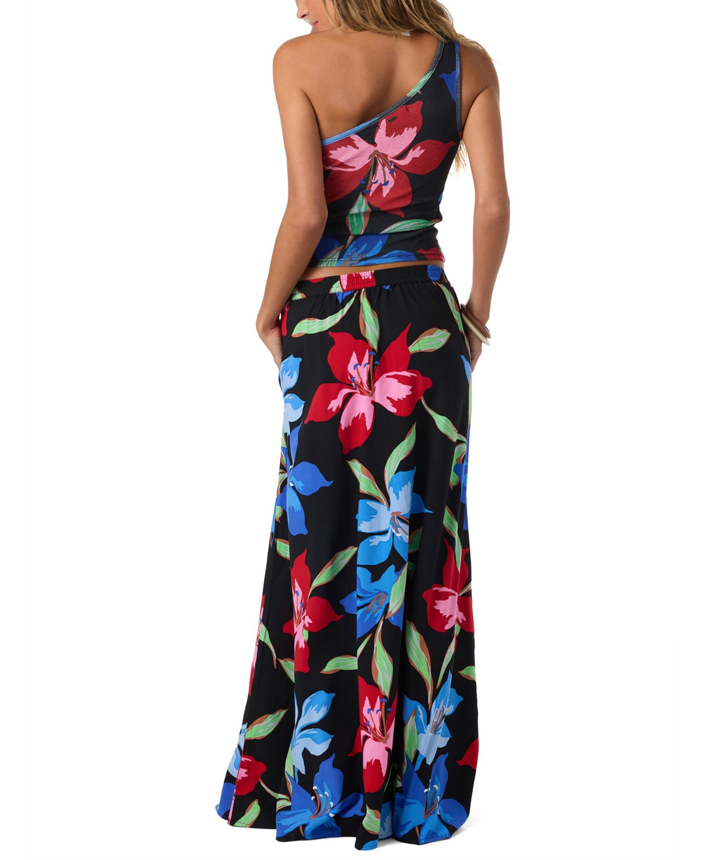 Женская юбка O'Neill Lindon Floral Pull-On, цвет: Чёрный — фото 5