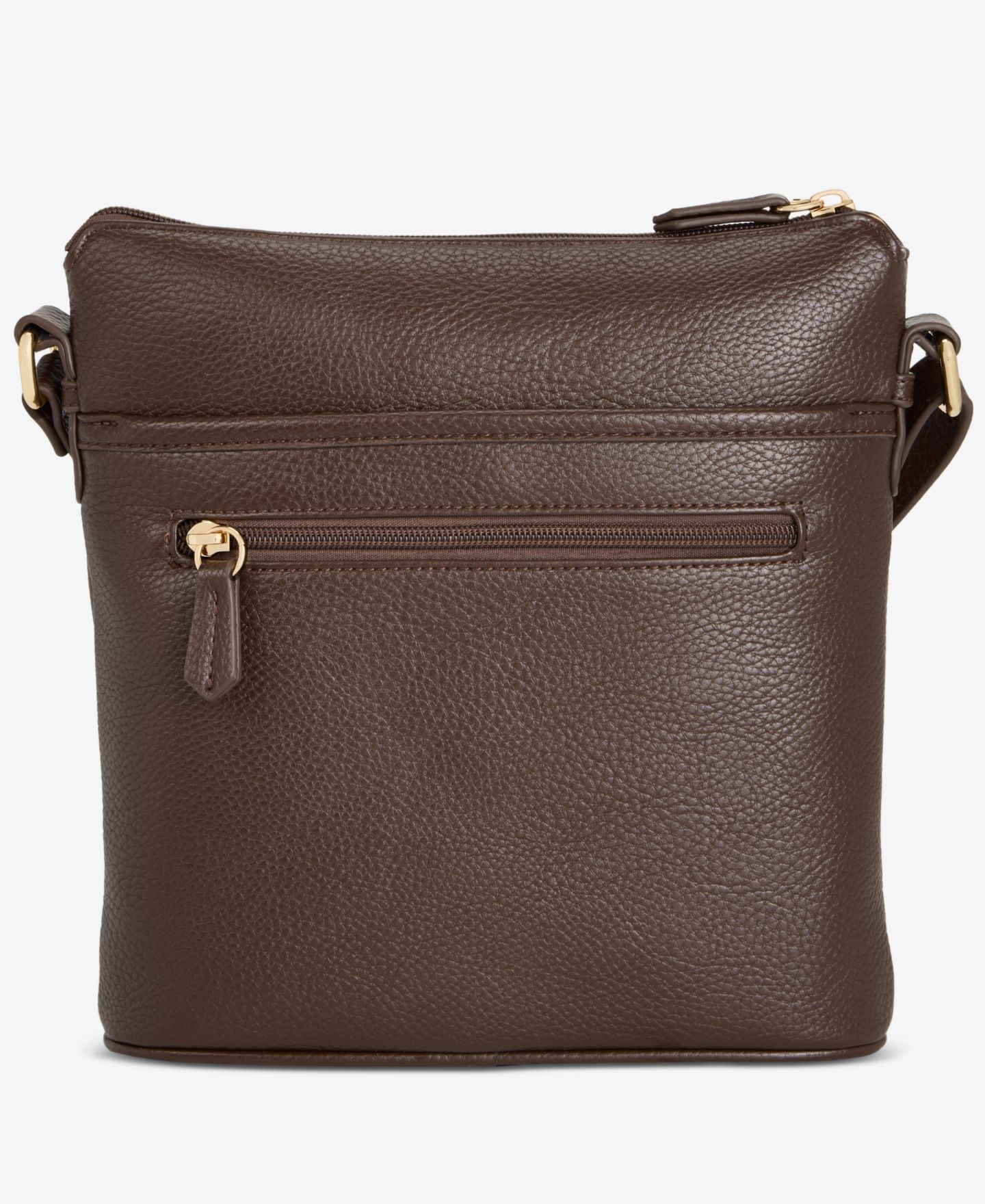 Женская сумка Giani Bernini Pebble North South Small Crossbody, цвет: Кофейный — фото 6