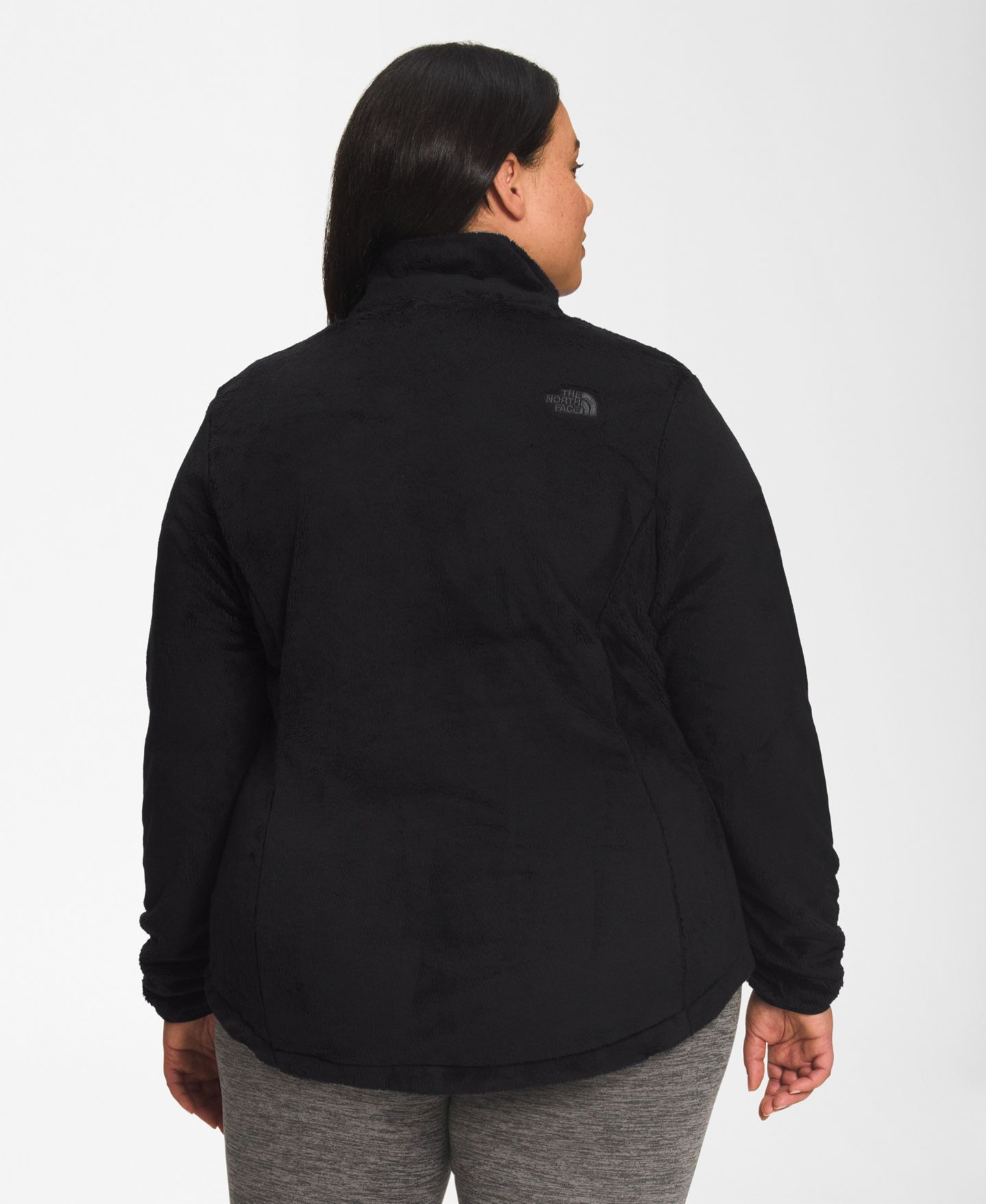 Женская куртка The North Face Plus Osito Fleece, цвет: Чёрный — фото 3