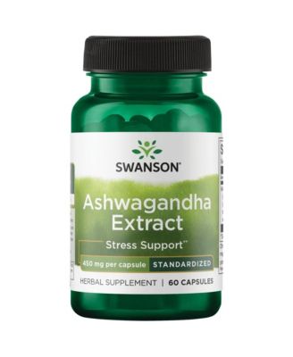 Ashwagandha Extract 450 mg - Stress Response, Energy and Nervous System Support, Ayurvedic Formula, Natural Wellness, 60 Capsules