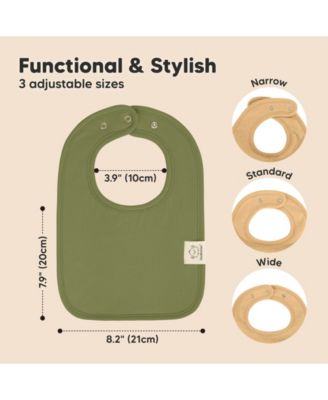 8-Pack Coast Baby Bibs for Boy, Girl, Drool Bibs, Baby Bib for Girls, Boys