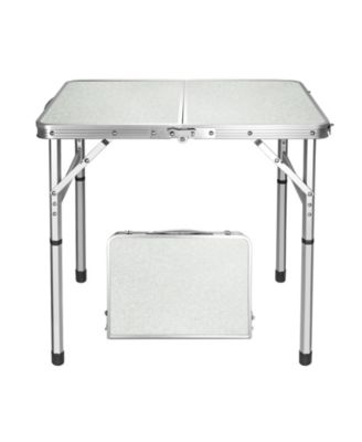 Folding Camping Table Portable Aluminum Adjustable Camping Outdoor Recreation Gear