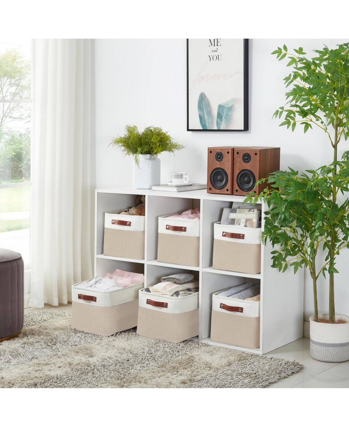 Gnuadz Storage Baskets Fabric Bins Closet Organizers