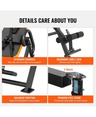 300 lbs Inversion Table Back Stretcher with Adjustable Protective Belt