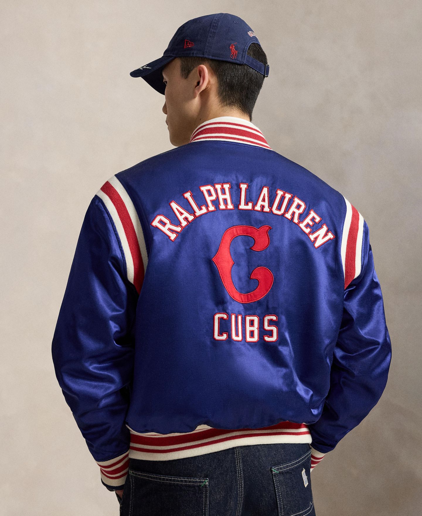 Мужская куртка Polo Ralph Lauren Cubs, цвет: Королевский синий — фото 3
