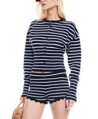Women's Head In The Clouds Button-Front Top