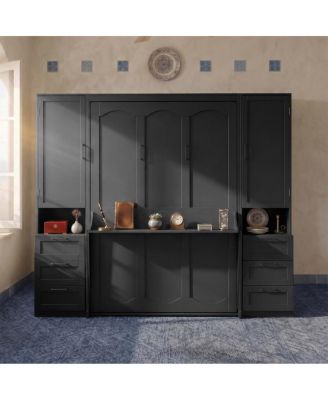 Murphy Bed w/Closet, Drawers, Shelves
