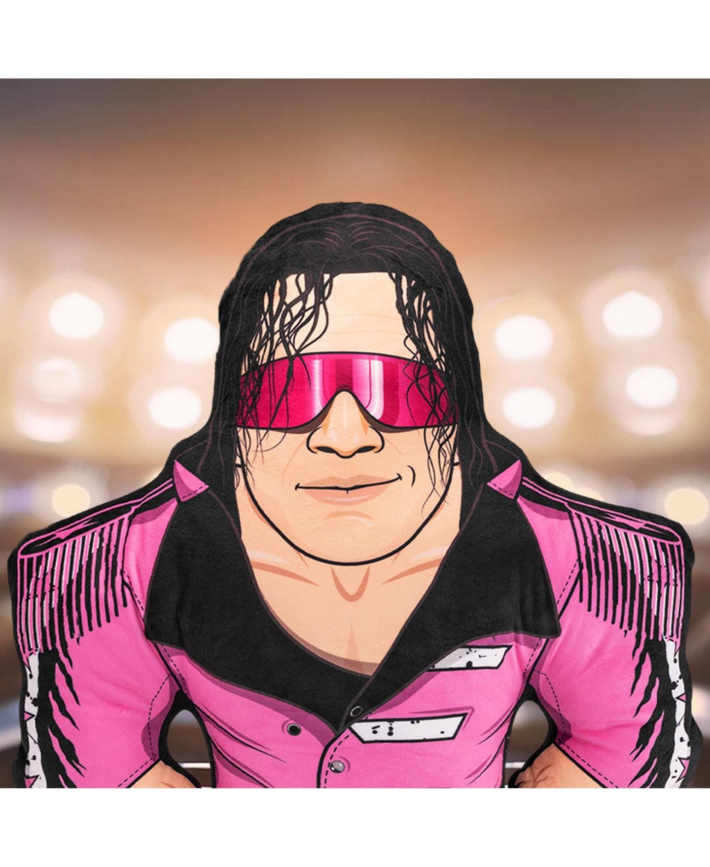 Детская мягкая игрушка Bleacher Creatures Bret Hart WWE Bleacher Buddy 24" Plush, 1-Piece — фото 6