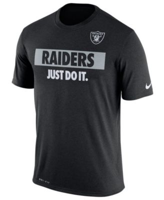 Nike - Men's Oakland Raiders Just Do It Dri-FIT T-Shirt