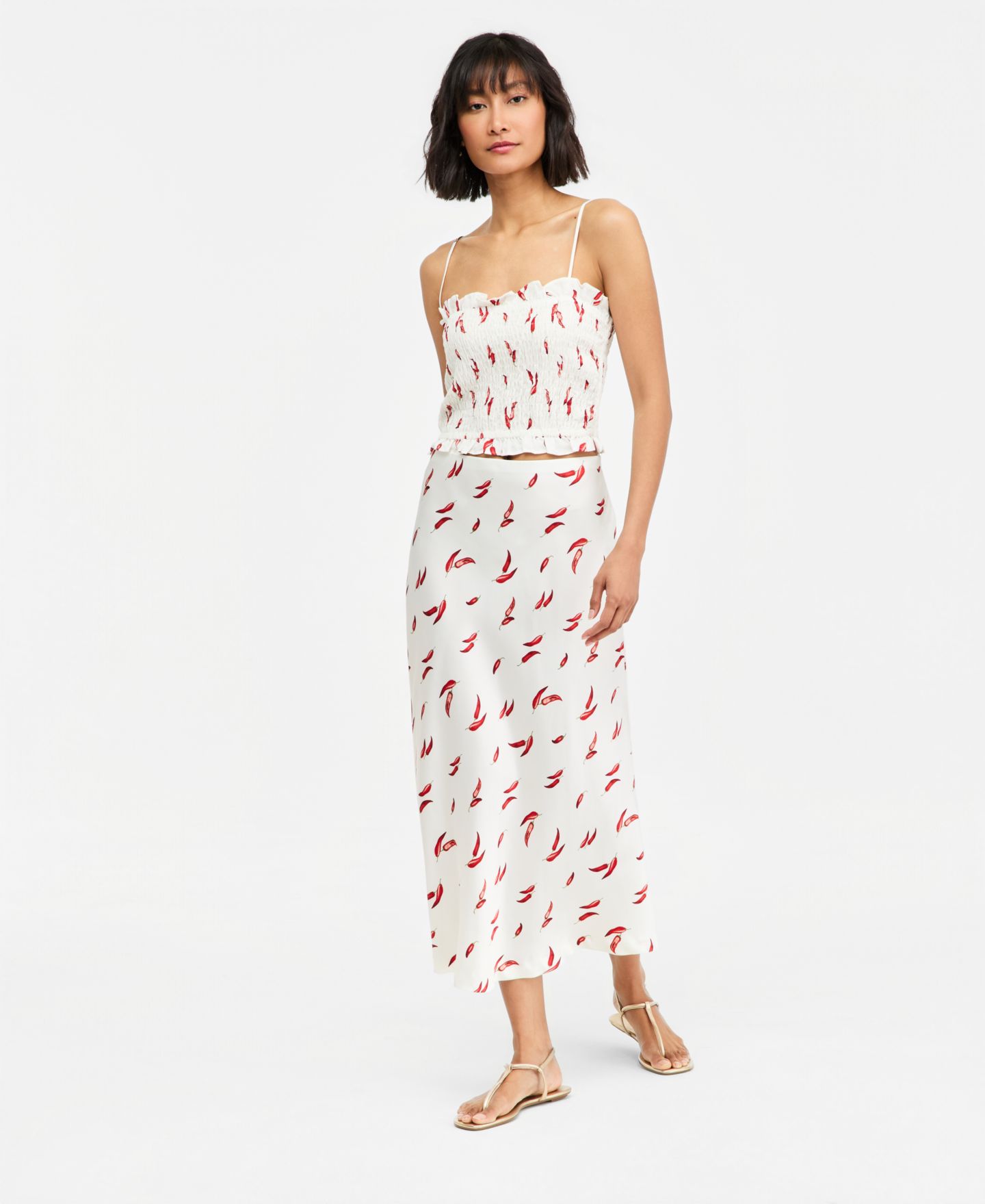 Женская юбка On 34th Printed Midi Slip, цвет: Комбинированный — фото 4