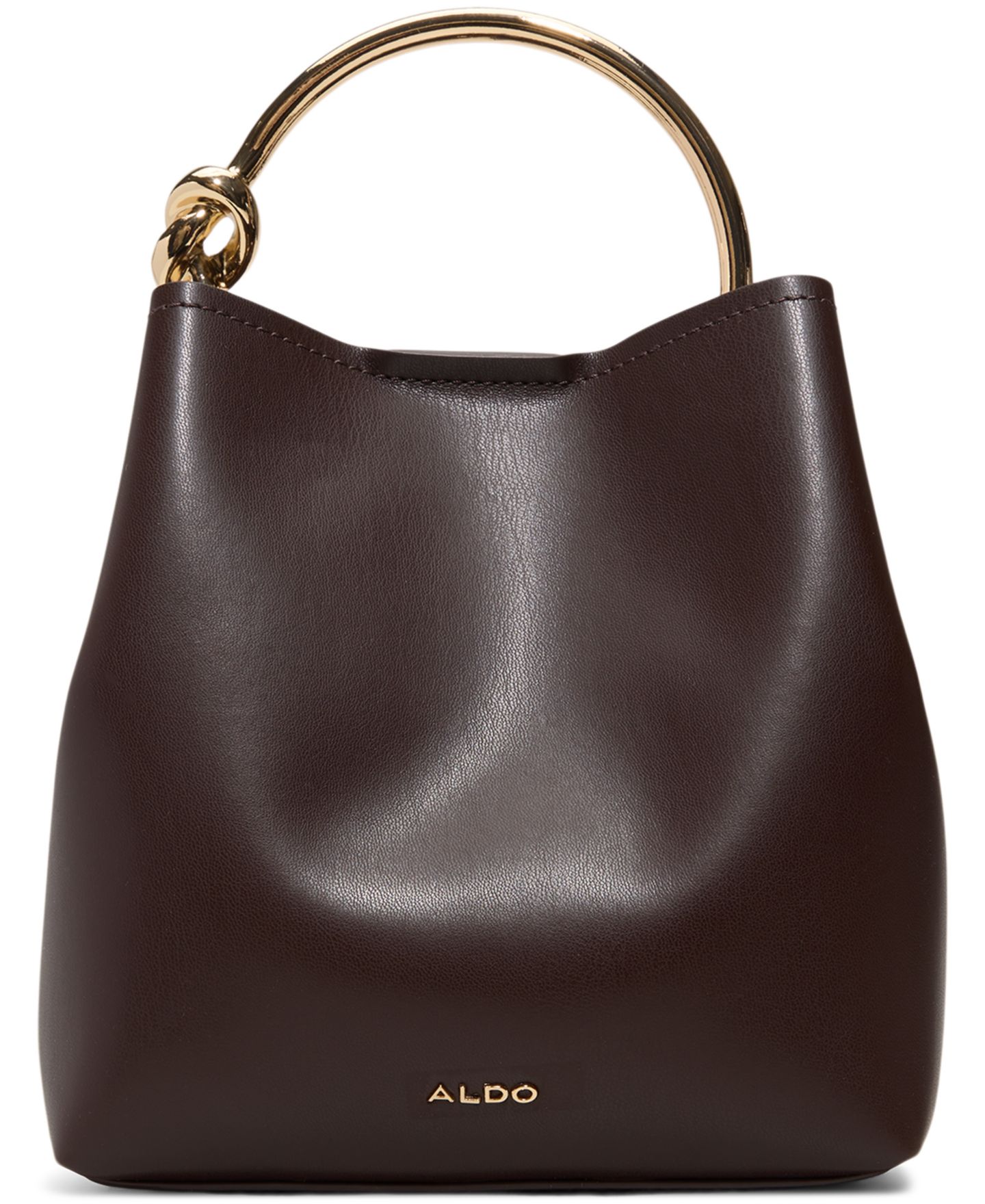 Женская сумка ALDO Bienkaax Mini Bucket, цвет: Коричневый — фото 2