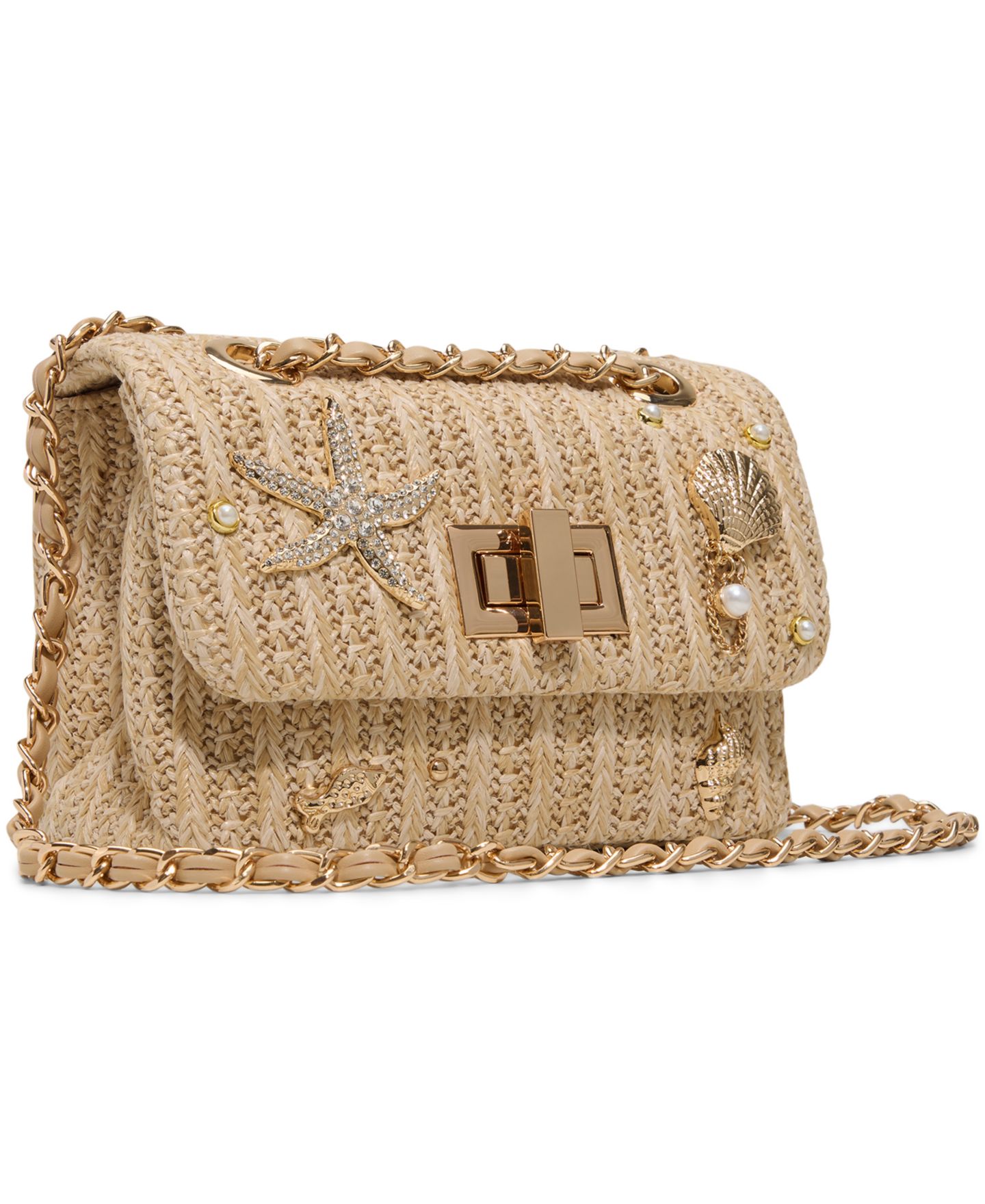 Женская сумка ALDO Adwiegan Mini Shoulder Handbag, цвет: Натуральный — фото 3