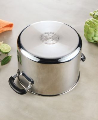 Brilliance Stainless Steel 8-Qt. Stockpot with Lid