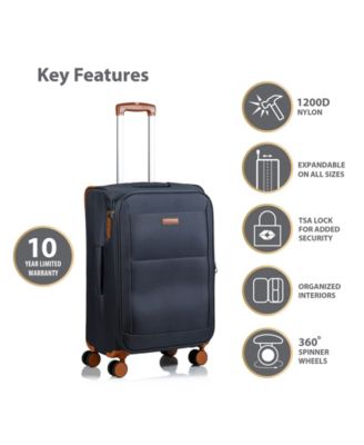 Classic 3 Piece Softside Luggage Set