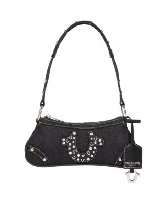 Horseshoe Denim shoulder bag
