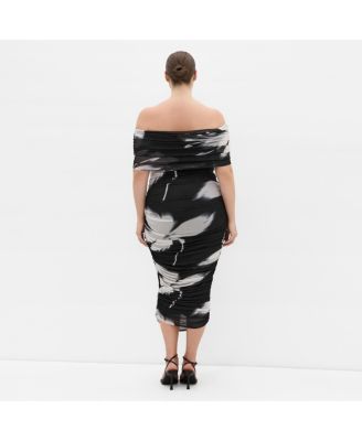 Women's Dana Mesh Blur Print Dress