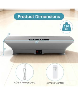 Vibration Plate Exercise Machine with Gravity Sensor for Home