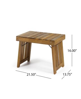 Foldable Outdoor Wood Side Table