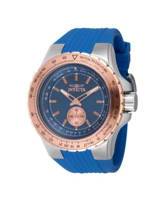 Men's 49309 Aviator  Quartz Multifunction Blue Dial Watch