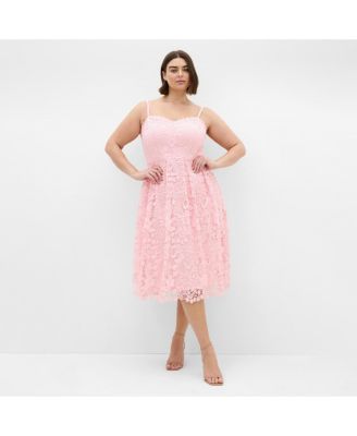 Women's Scarlet Lace Dress