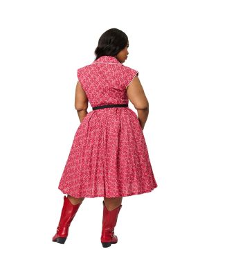 Plus Size Shirt Swing Dress