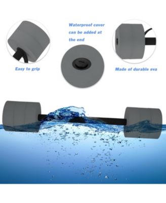 Aquatic Exercise EVA Foam Water Dumbbells Pool Resistance Barbells, Set of 2
