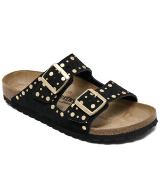Women's Arizona Rivets Suede Leather Sandals from Finish Line