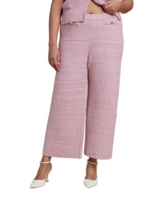 Women's Tweed Effect Sweater Pant